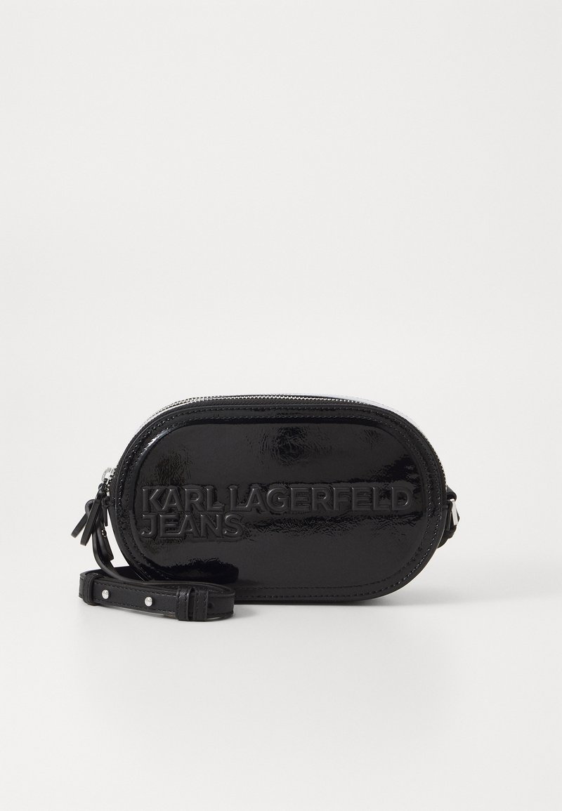 KARL LAGERFELD ESSENTIAL hTOTE - Borsa a mano - black/natural/nero KARL LAGERFELD ESSENTIAL hTOTE - Borsa a mano - black/natural/nero