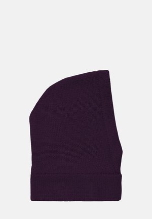 Fioletowa czapka beanie o teksturowanym wzorze dzianiny. Projekt ma lekki wzniesienie na czubku oraz żebrowany brzeg dla idealnego dopasowania.