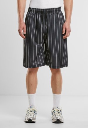 PINSTRIPE - Šortai - black white