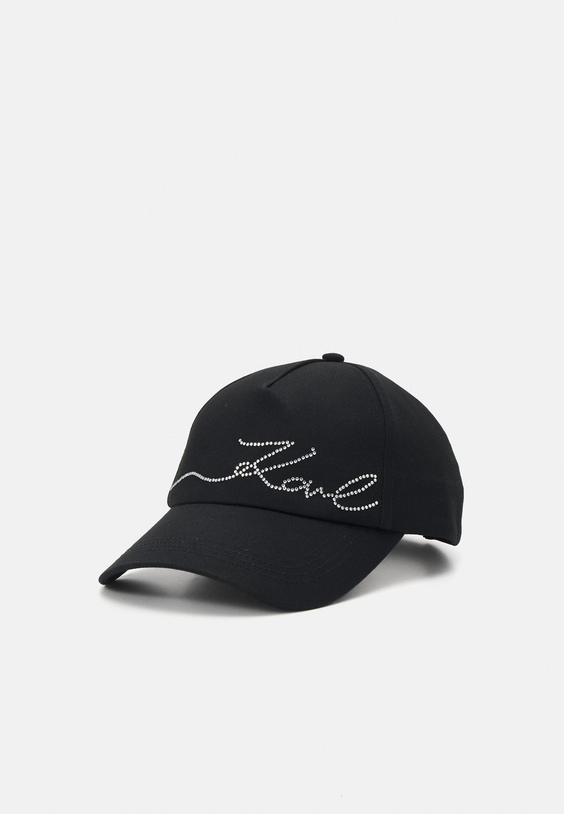 KARL LAGERFELD SIGNATURE - Cap - black/svart - Zalando.no