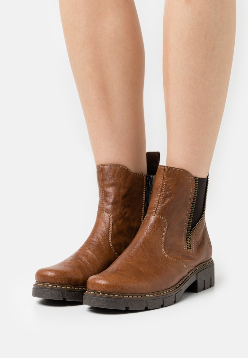 rieker tan ankle boots