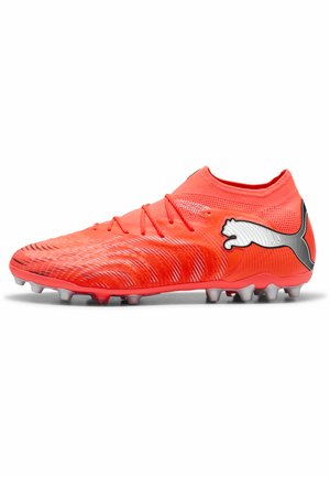 FUTURE 9 ULTIMATE MG - Botines de fútbol para terreno firme - glowing red- white- black- silver