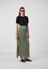ONLY MATERNITY - OLMJUANA SKIRT 2 PACK - Maxi skirt - night sky packnight sky/hedge green Thumbnail Image 1