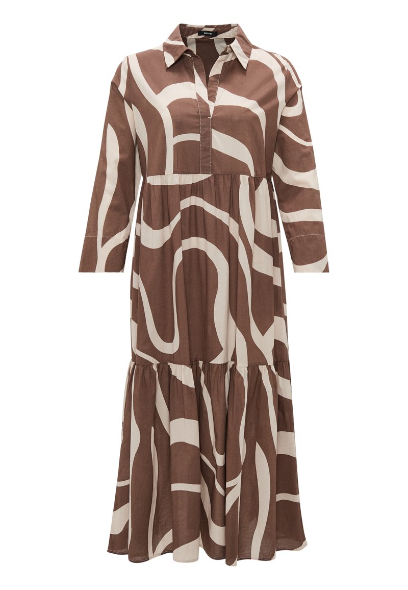 OPUS Freizeitkleid braun