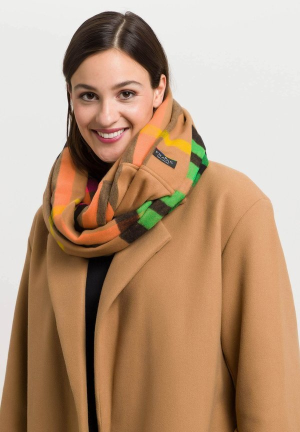 PLAID CASHMINK LOOP - Schlauchschal - soft camel