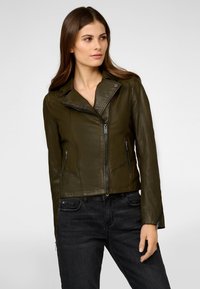 MARIA - Klassisk frakke - oliv