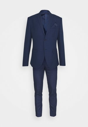 CHECK SUIT - Oblek - blue