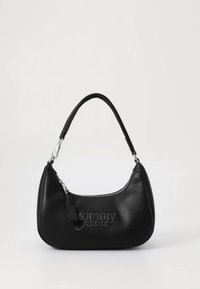 Tommy Jeans BOLD SCRIPT SHOULDER BAG - Handtasche - black