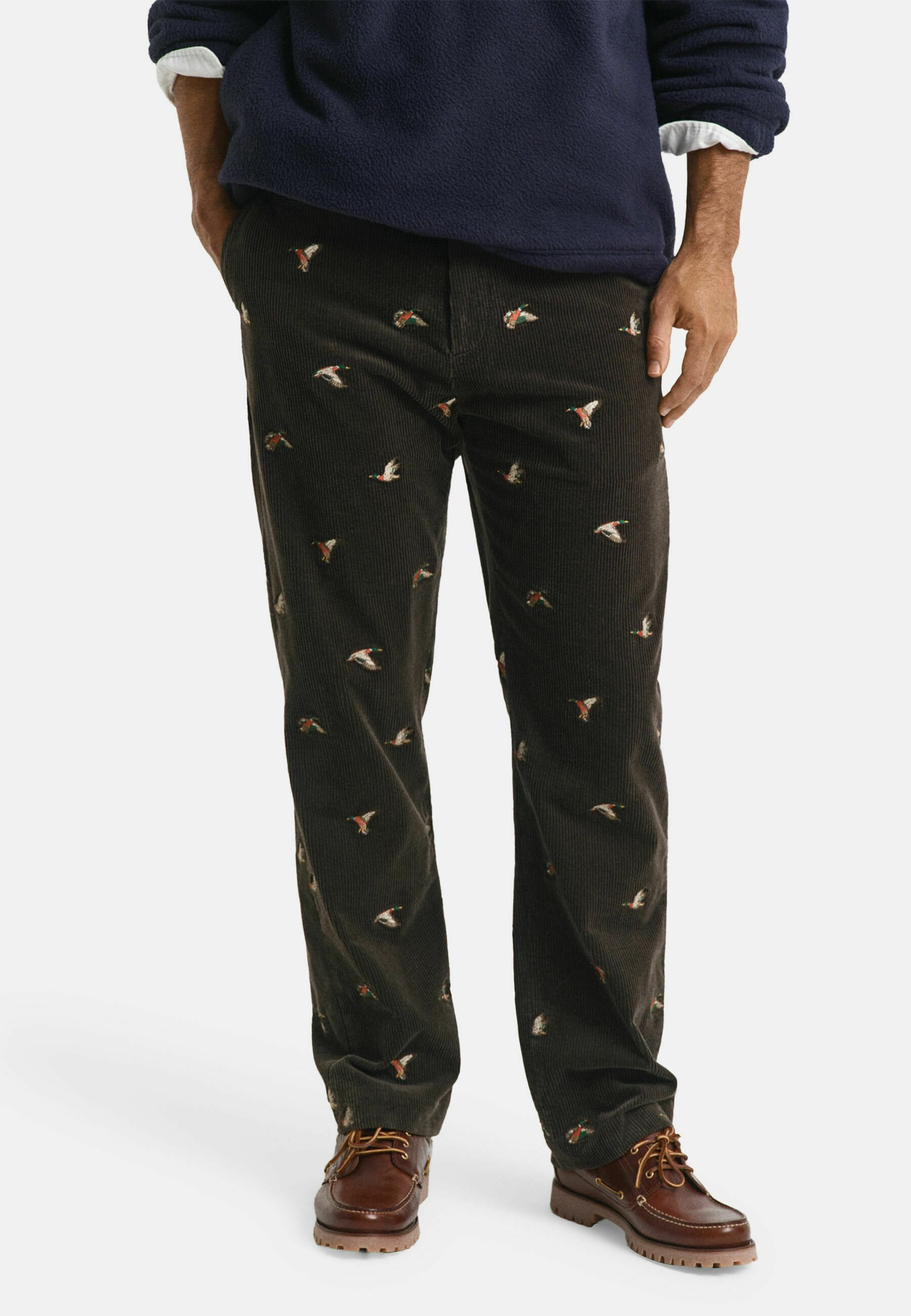 Pantaloni da sci con bretelle AND DESCENTE Tessuto tecnico nero