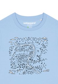 watapparel LANDSCHAFT - T-shirt print - blue soul
