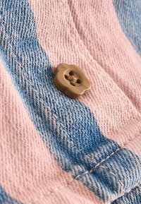 Next REGULAR FIT -  STRIPE - Jupe trapèze - denim pink
