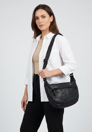 VENEZIA, CROSS BODY BAG - Taška s příčným popruhem - black
