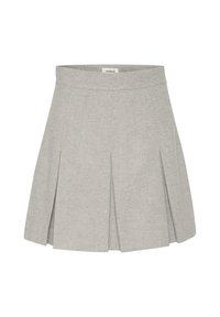 AUGUSTINA - A-silueta svārki - grey and white pinstripe