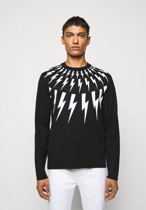 THUNDERBOLT LONG SLEEVE - Maglietta a manica lunga - black/white