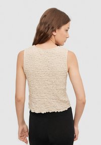 INSIDE TEXTURA FRUNCIDA - Top - beige