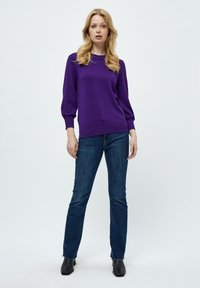 Minus MIMERSIN KNIT TEE - Pullover - violet indigo