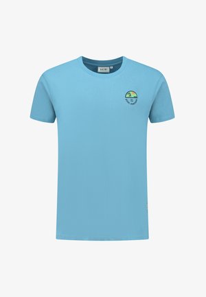 The Sunshine Brand, T-shirt print - canadian blue