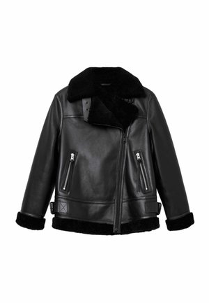 AllSaints, SOLA - Кожено яке - black
