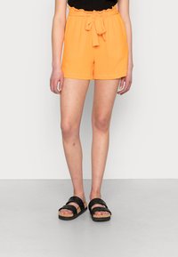 ONLY ONLMETTE PAPERBAG - Calções - flame orange