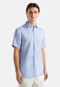 United Colors of Benetton SHORT SLEEVE  - Overhemd - light blue
