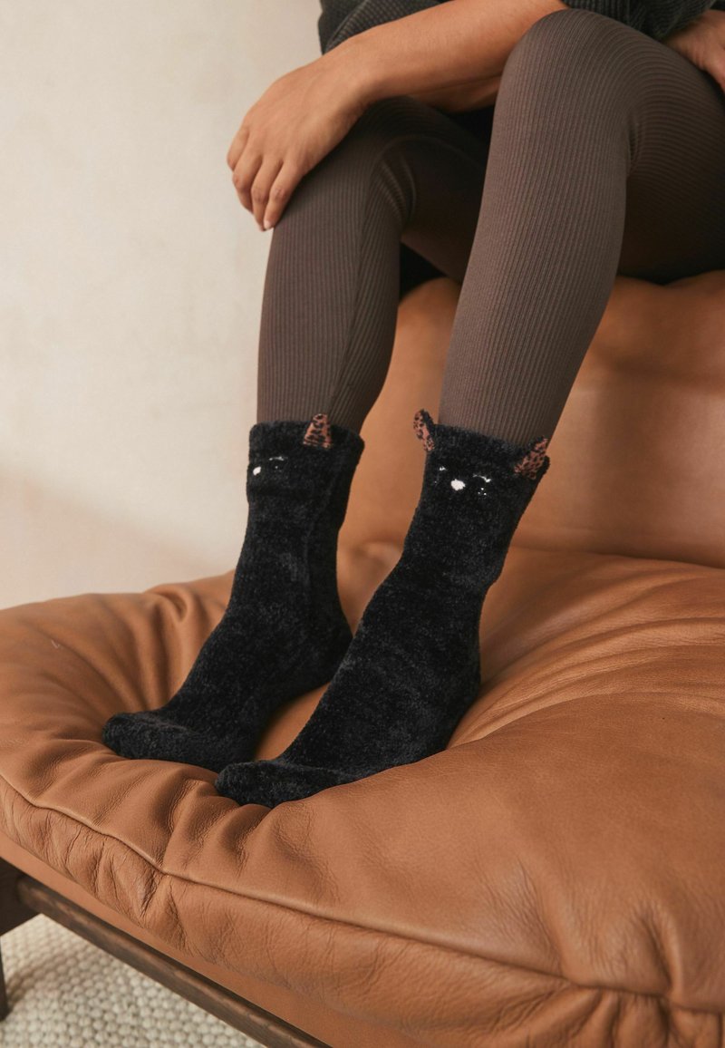 Next COSY IN BOX - REGULAR FIT - Ponožky - black cat