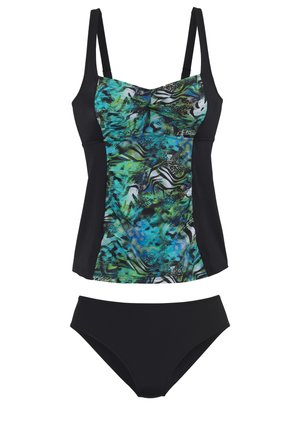Vivance TANKINI SET - Bikini - türkis bedruckt