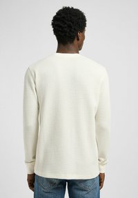 Lee WAFFLE TEE - REGULAR FIT - Camiseta de manga larga - ecru