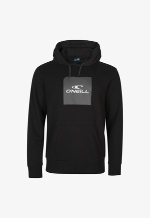 Sudadera con capucha negra hecha de un tejido suave. Presenta un bolsillo frontal, puños de canalé y un gran logotipo de O'Neill en un parche gris.