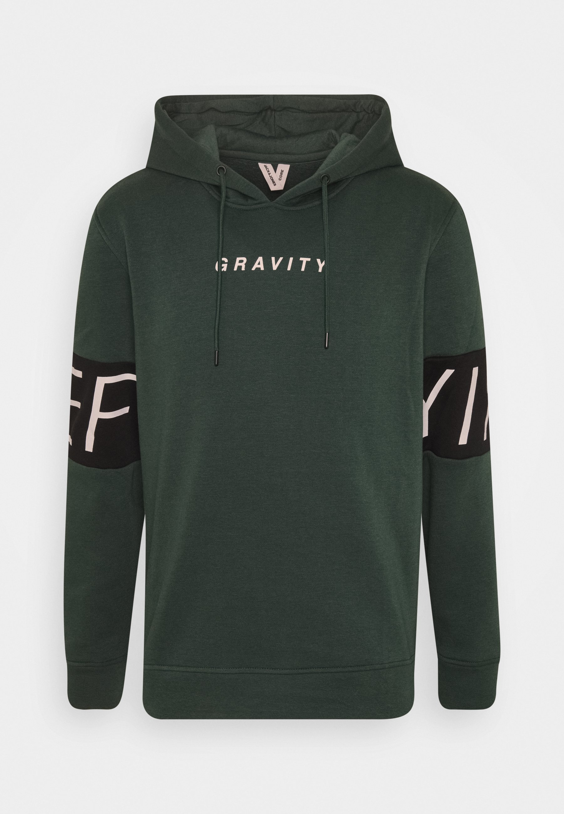 Sweat à capuche Homme Tommy jeans TJM REG LINEAR LOGO HOODIE EXT Vert WAS - Ref DM0DM20746-0H7