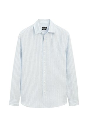 Massimo Dutti, Hemd - mottled light blue