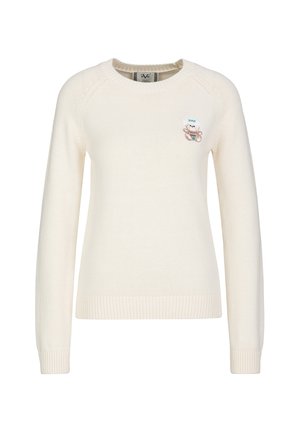 19V69 Italia 19V69 ITALIA STRICKPULLOVER SOFIE WINTERSPORTS 2 - Trui - wool white