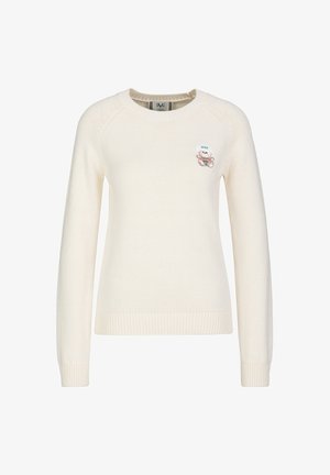 19V69 Italia, 19V69 ITALIA STRICKPULLOVER SOFIE WINTERSPORTS 2 - Pullover - wool white