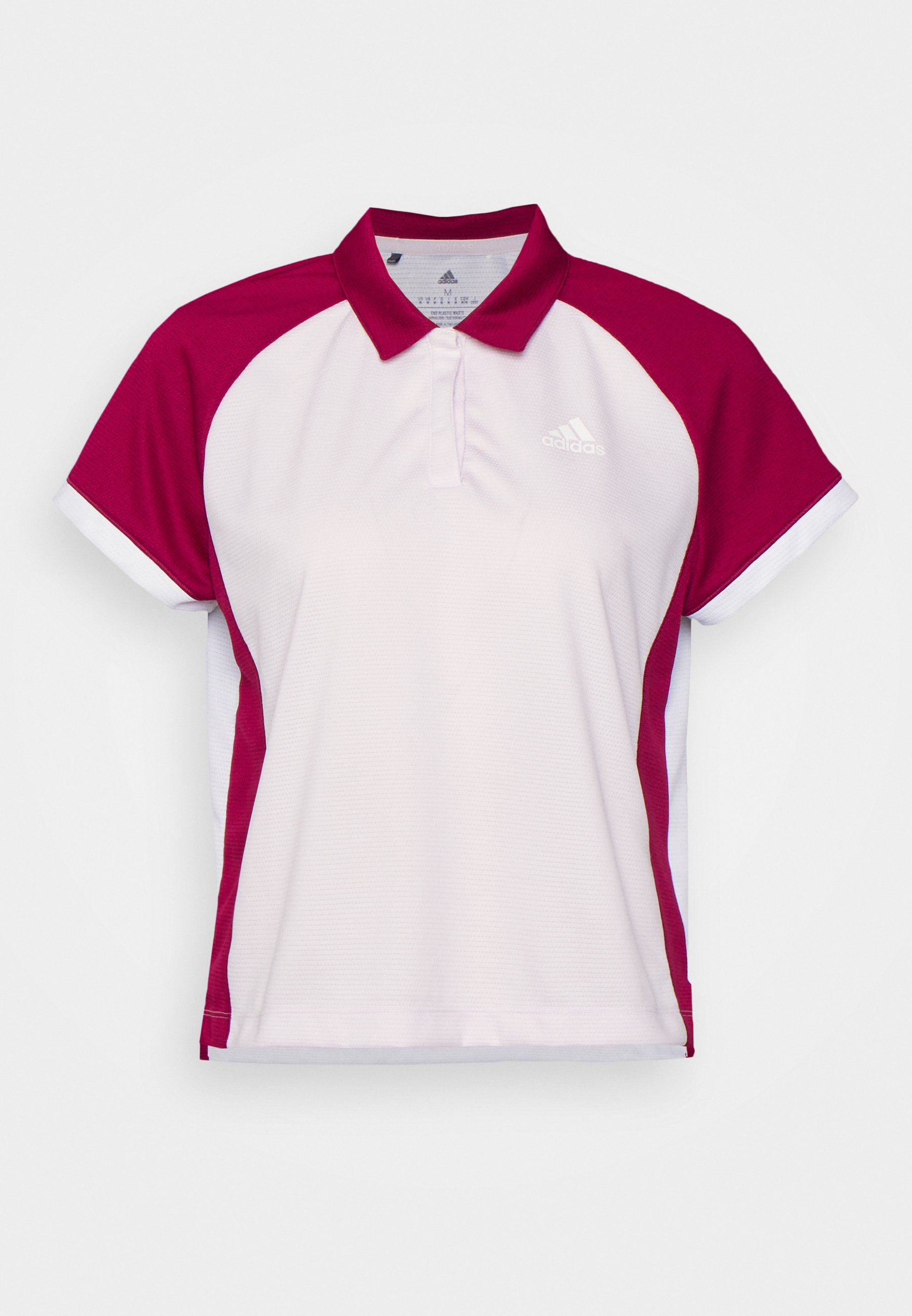 pink adidas golf polo