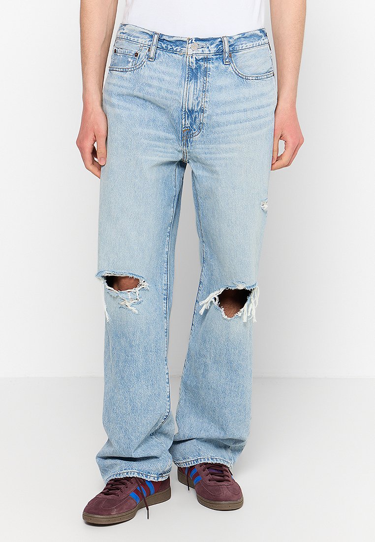 Abercrombie & Fitch Straight leg jeans lichtblauw Abercrombie & Fitch Straight leg jeans lichtblauw