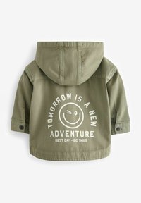 Next HOODED  REGULAR FIT - Teksajakk - green hooded shacket