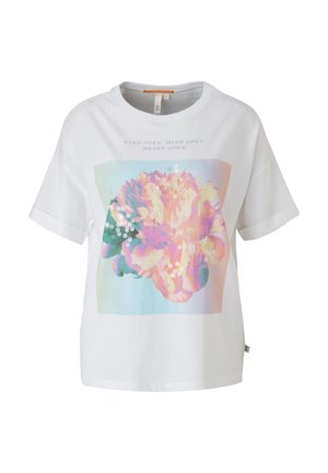QS T-shirt imprimé - white