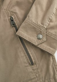 Next ZIP UP COTTON - Skraistė  - stone
