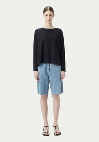 GOBI Cashmere BOATNECK - Stickad tröja - black