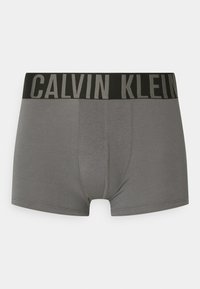 Calvin Klein Underwear TRUNK 3 PACK INTENSE POWER COTTON - Apakšbikses - black/pompeian red/grey sky
