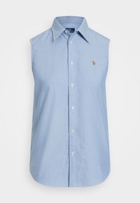 CLASSIC FIT SLEEVELESS OXFORD SHIRT - Topper - blue