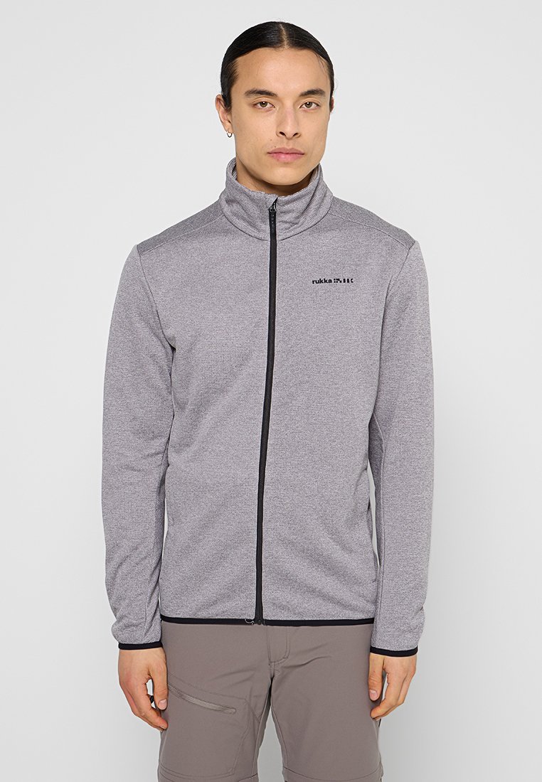 RUKKA Sweater met rits lichtgrijs