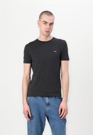 JASPE SLIM TEE - Basic T-shirt - black