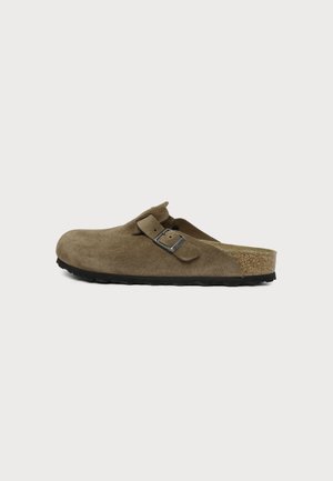 Birkenstock BOSTON UNISEX - Pantolette flach - dark tea
