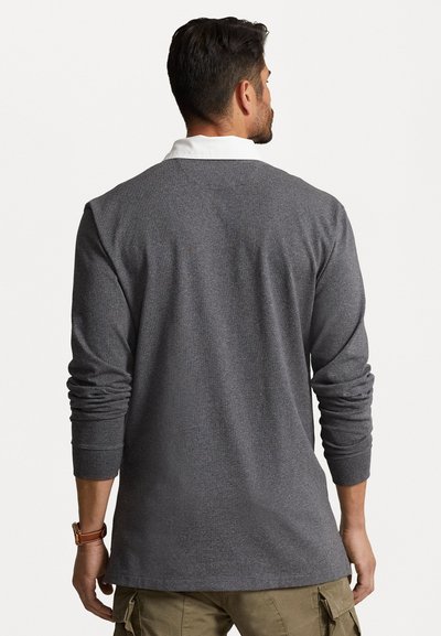 Polo Ralph Lauren Big & Tall THE ICONIC RUGBY SHIRT - Polo krekls - barclay heather