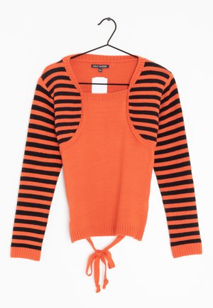 Striktrøje - orange