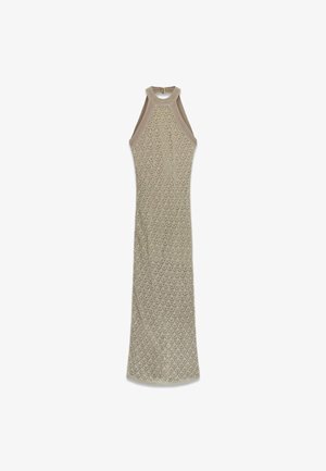 Guess, GESTRICKT LANG DRESS - Maxikleid - beige