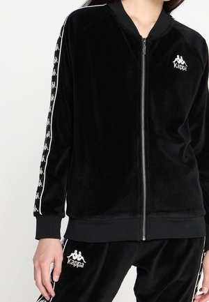 Kappa Sudadera con cremallera - black