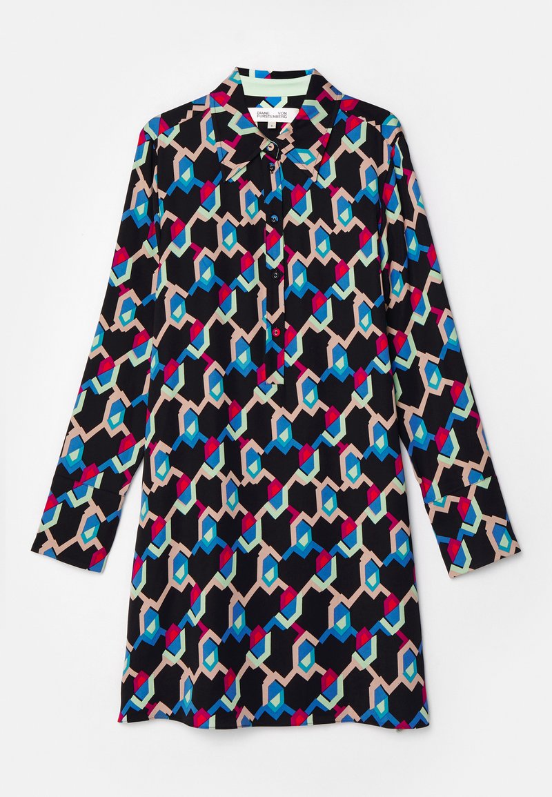 Diane von Furstenberg Blousejurk zwart Diane von Furstenberg Blousejurk zwart