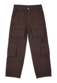 BANTAM WIDE PANTS - Hlačami s stranskimi žepi - oak brown