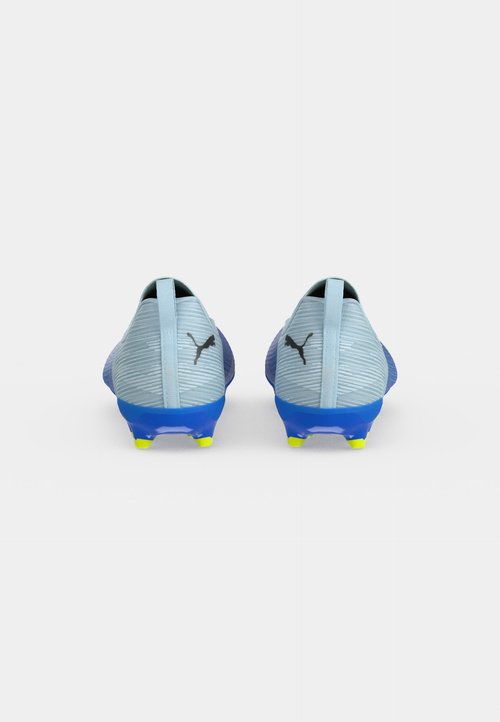 PUMA ULTRA 7 MATCH LACELESS FG/AG JR UNISEX - Football boots artificial grass - ultra blue/icy blue/black/lime squeeze — photo 4